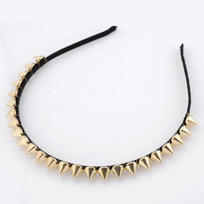 Silver & Gold Spike Metal Headband