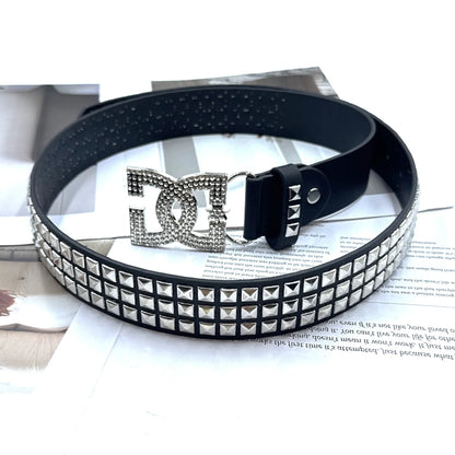 DC Y2K Women's Rhinestone Punk Belt