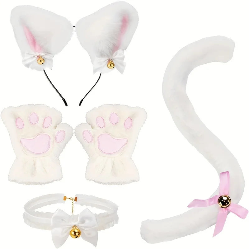 Kawaii 5pc Cat Paw Cosplay Set
