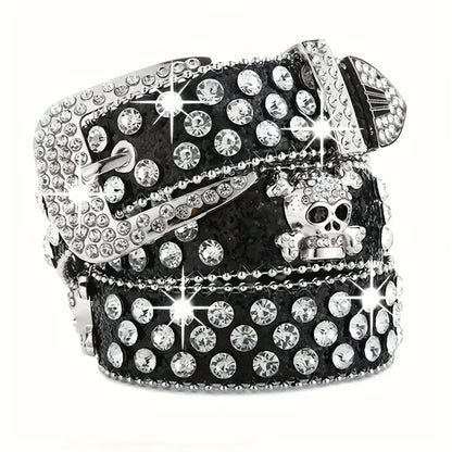 Stylish Rhinestone Y2K Woman's BB Belts