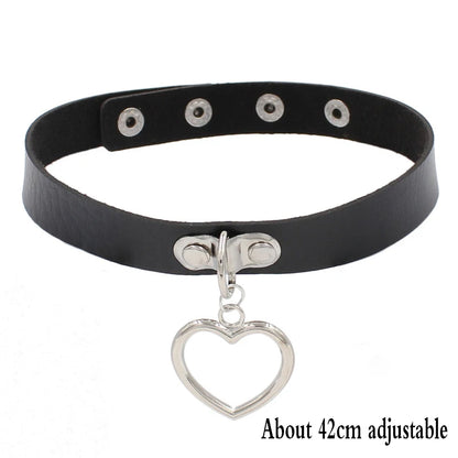 Women's Black Punk Choker Collar's