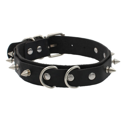 Women's Black Punk Choker Collar's