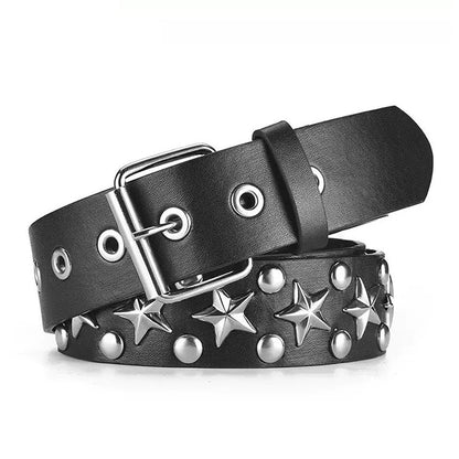 Silver Death Studded Belts