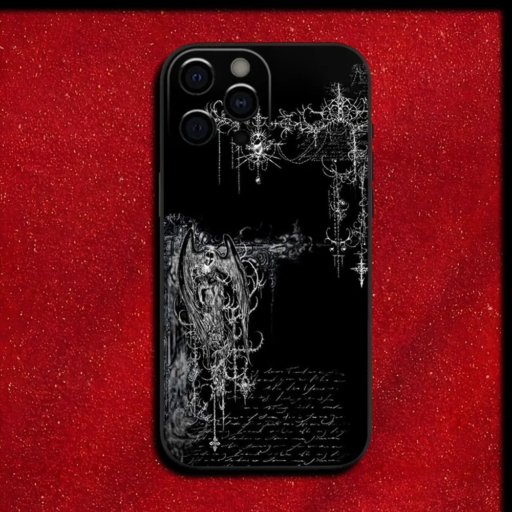 Gothic Cybersigilism Phone Case Art