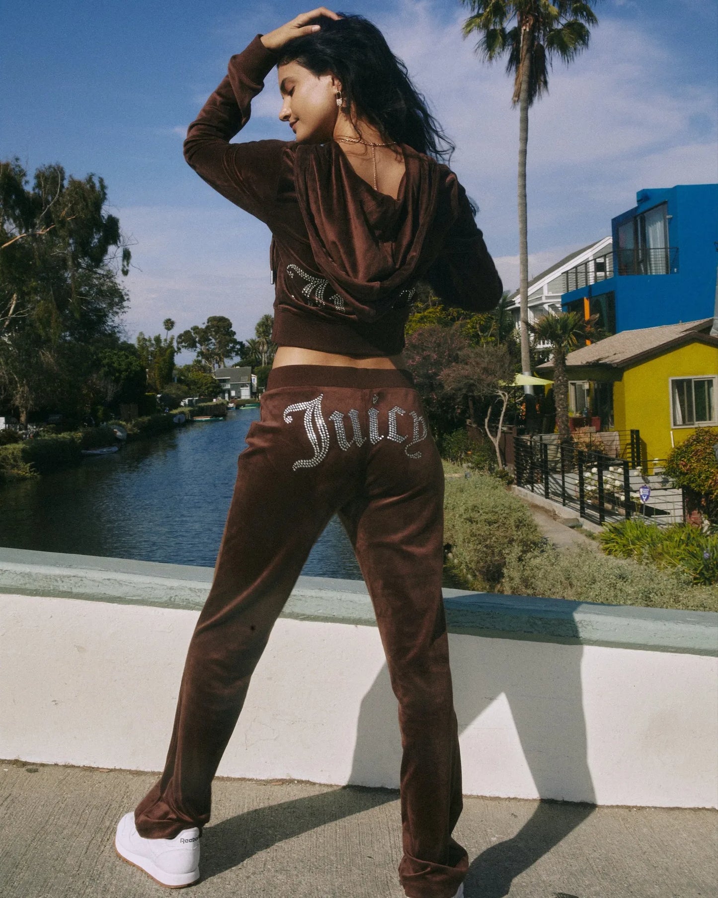 Juicy Couture Two-Piece Velvet Longsleeve Set