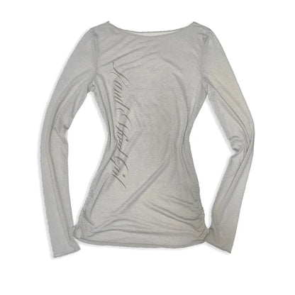 Women's Gothic Slim Long Sleeve Tee