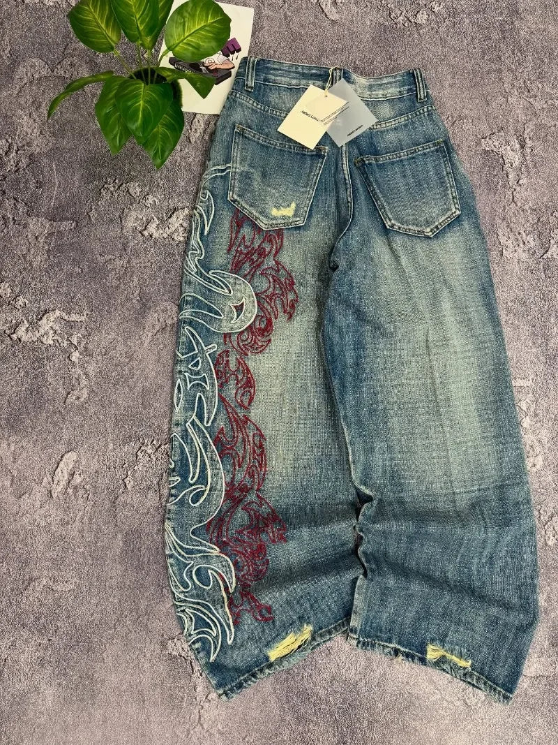 Y2K Casual Streetwear Jeans