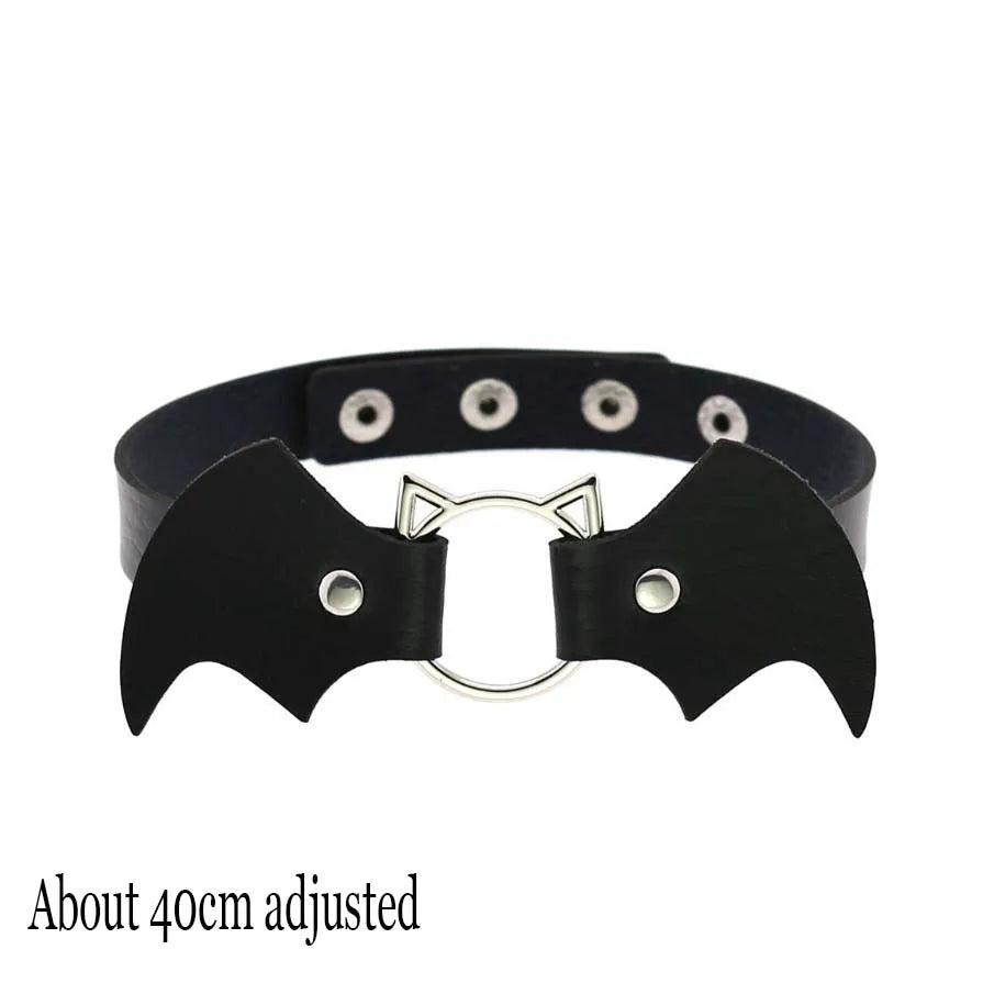 Women's Black Punk Choker Collar's