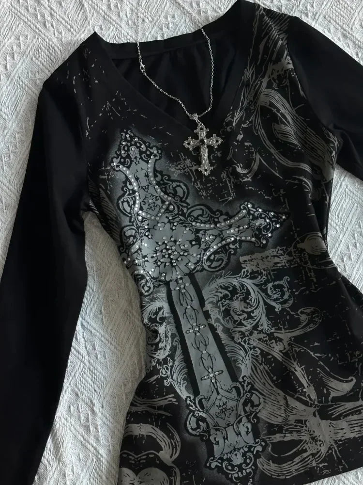 Women's Vintage Grunge Harajuku Top