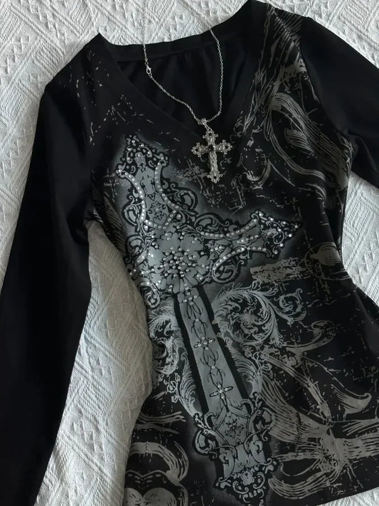 Women's Vintage Grunge Harajuku Top