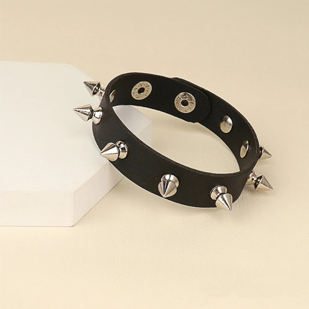 Unisex Punk Gothic Spike & Studded Bracelets