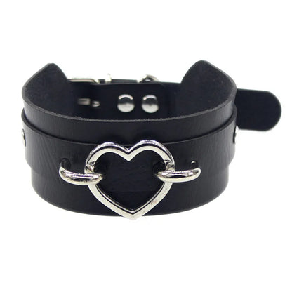 Women's Black Punk Choker Collar's